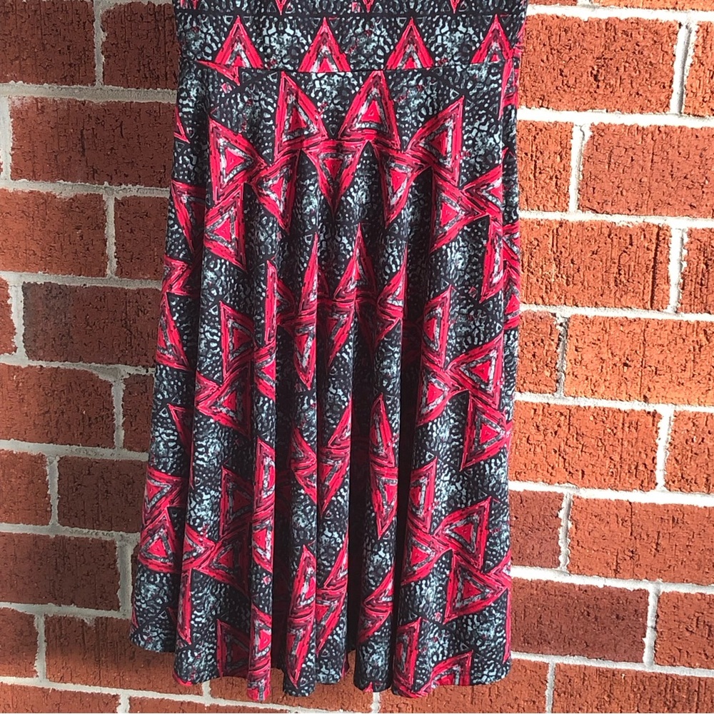 LuLaRoe Dress | Geometric Triangle Pattern | Size Small —#003 - Picture 5 of 9
